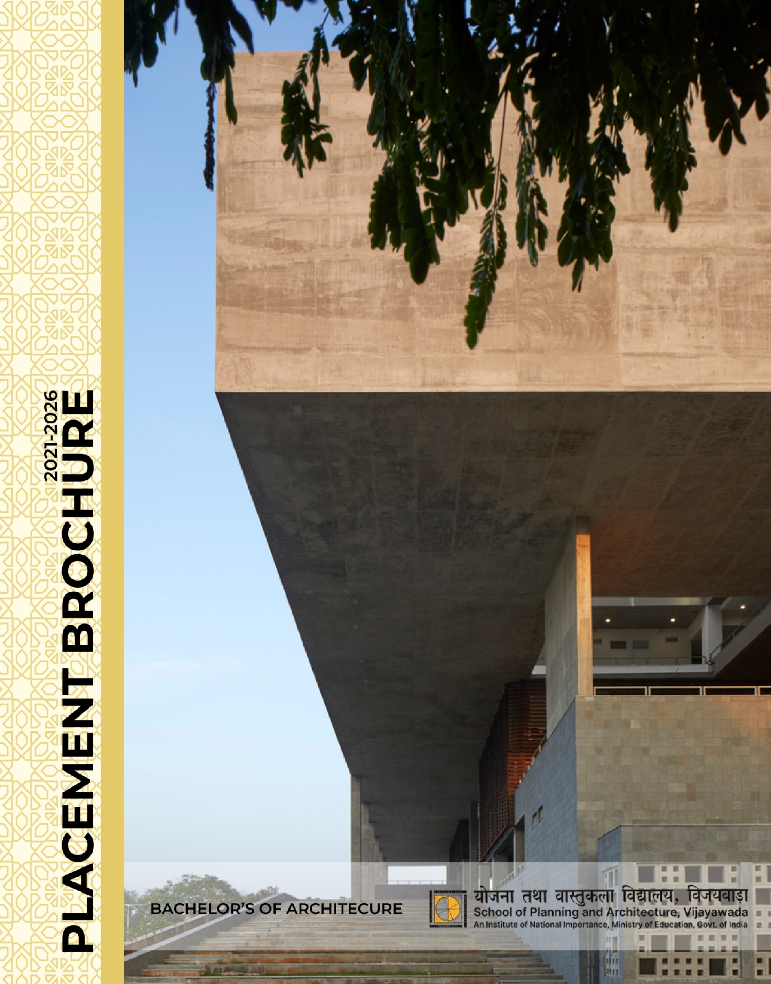 Placement Brochure of B.Arch for the Batch of 2026